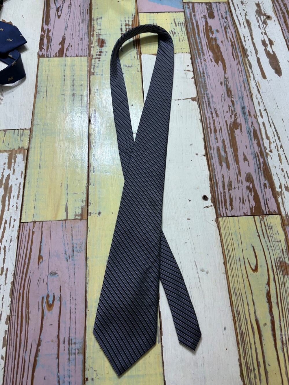 J Ferrar tie Mens Gray